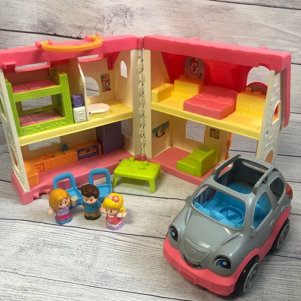 Fisher Price Little People home & car - Picture 3 of 7